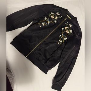 Black bomber jacket